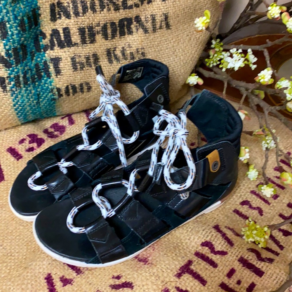 Sorel lace up sandals